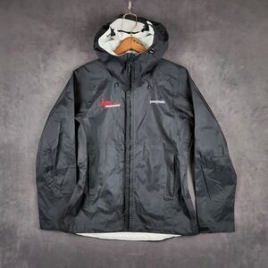 Patagonia Torrentshell Jacket Womens Small Black H2No Rain Shell 83806 Logo